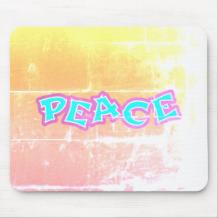 Graffiti Peace Mouse Pad