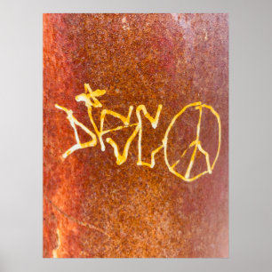 Graffiti Peace  Poster
