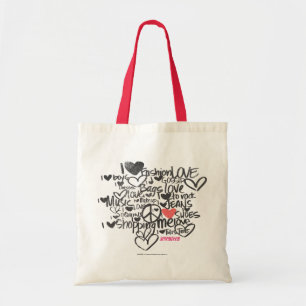 Graffiti Pink Tote Bag