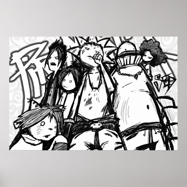 Graffiti Piromania Poster (Front)