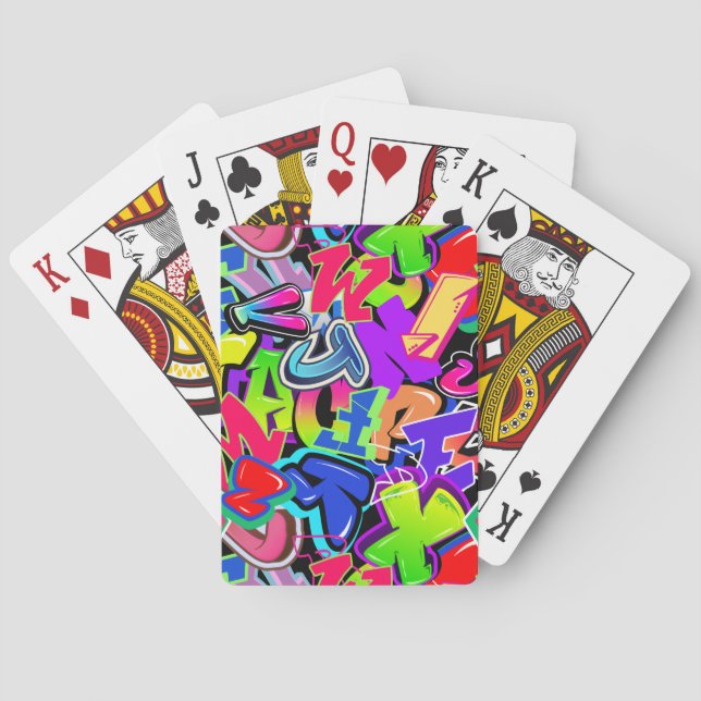 Graffiti Playing Cards (Back)