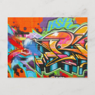Graffiti Postcard