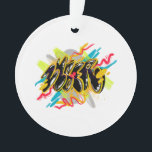 Graffiti print  ornament<br><div class="desc">Graffiti print</div>