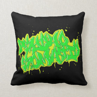 GRAFFITI psychosomatic mojo pollow Cushion