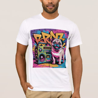 Graffiti Pug T-Shirt