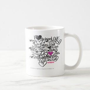 Graffiti Purple Coffee Mug