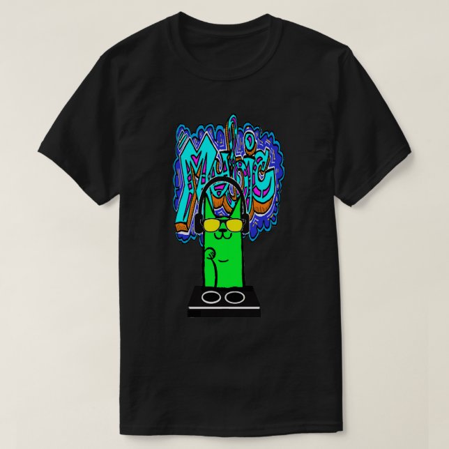 graffiti Rap cat T-Shirt (Design Front)