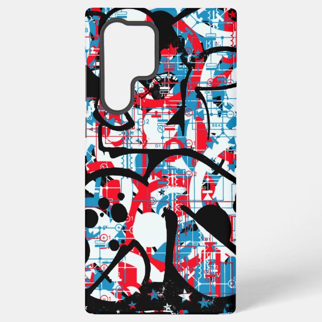 Graffiti Samsung Galaxy S22 Ultra Case (Back)