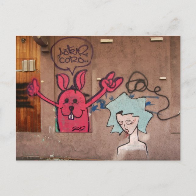 Graffiti, San Juan, Puerto Rico Postcard (Front)