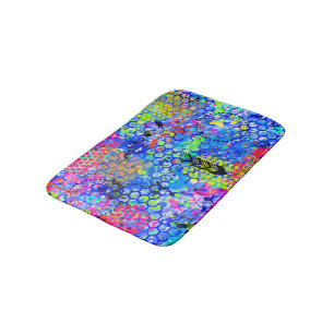 Graffiti Sea  Bath Mat