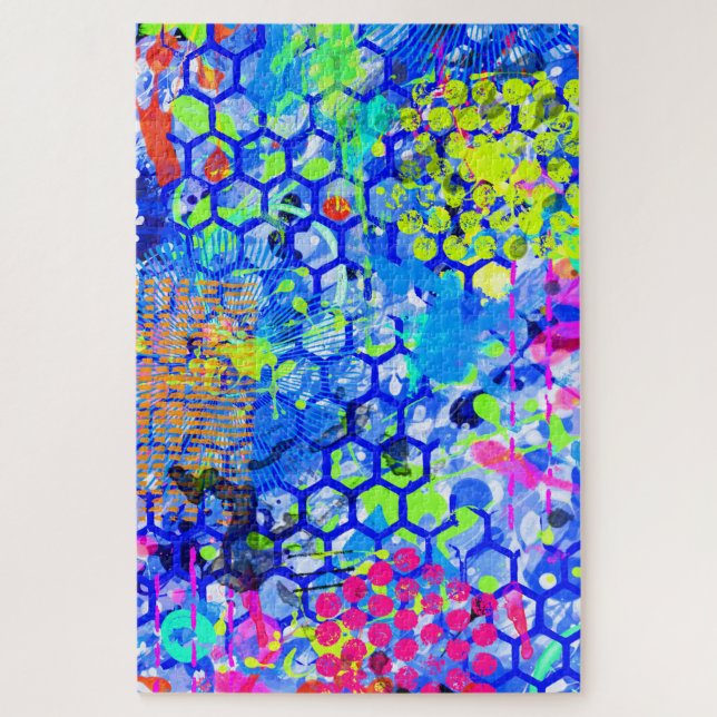 Graffiti Sea Jigsaw Puzzle (Vertical)