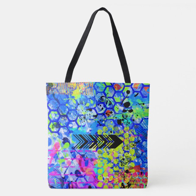 Graffiti Sea Tote Bag (Front)