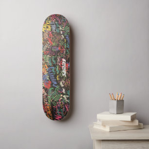 Graffiti Skateboard to Personalise with your Name
