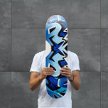 Graffiti Skateboard with personalised captions<br><div class="desc">Make this Graffiti Skateboard your own by adding your text. To access advanced editing tools, please go to "Personalise this template" and click on "Details", scroll down and press the "click to customise further" link. Ideal for any Occasion such as birthday or Graduation, for outdoor skateboarders who love the graffiti...</div>
