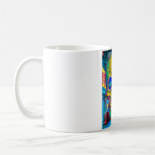 Graffiti Skull City Coffee Mug