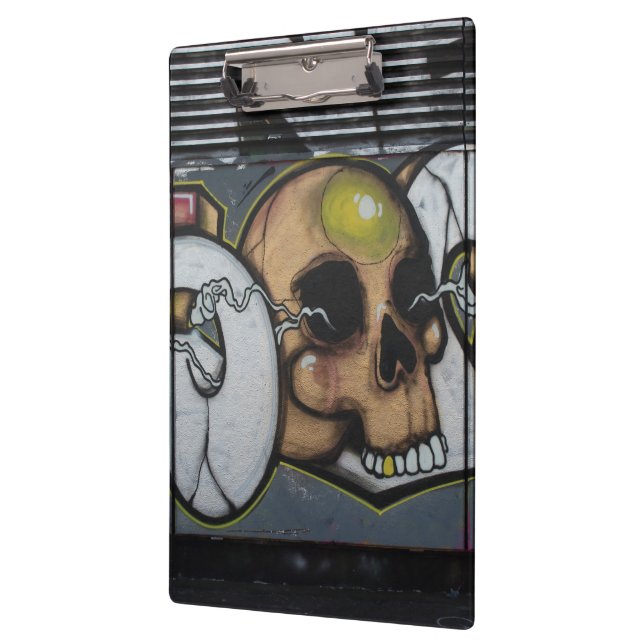 Graffiti Skull Clipboard (Left)