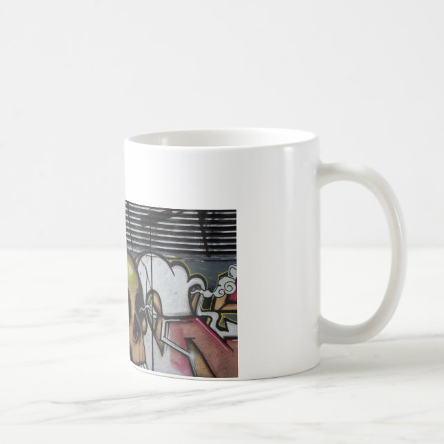 Graffiti Skull Coffee Mug (Right)