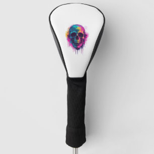 Graffiti Skull Rebel Golf Head Cover