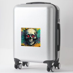 Graffiti Skull Sticker 2