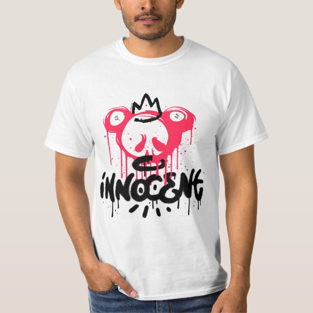 Graffiti Skull Street Art Urban Style T-Shirt (Front)