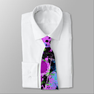 Graffiti Smoothie Abstract Tie