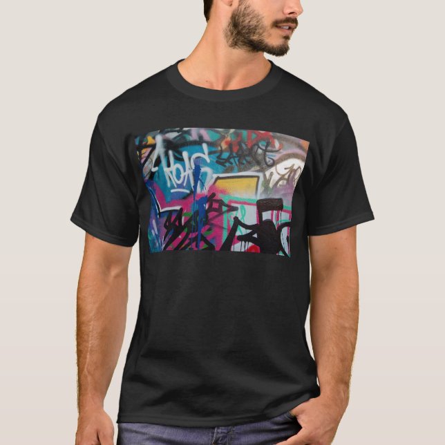 graffiti smudge background T-Shirt (Front)