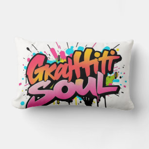 Graffiti Soul Pillow - Urban Street Art Hip Hop 