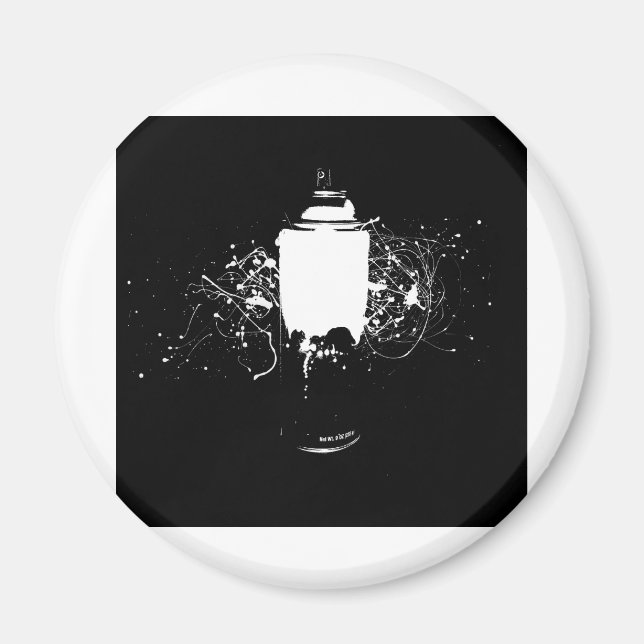 Graffiti Spray Can Magnet (Front)