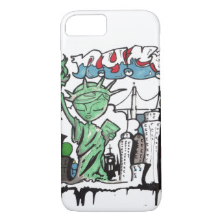 Graffiti statue of liberty iPhone 8/7 case