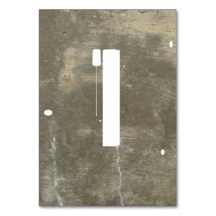 Graffiti Stencil on Concrete Table Numbers