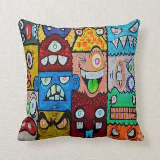 Graffiti street art cushion