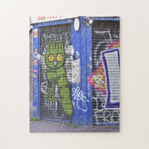 Graffiti Street Art Shoreditch Hackney London UK Jigsaw Puzzle