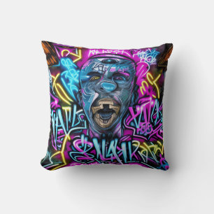 Graffiti Street Art: Take Action & Resist Cushion
