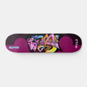 Graffiti street Skateboard with Custom Captions (Horz)