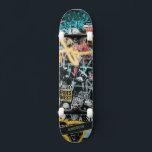 Graffiti Street Skateboard with Name<br><div class="desc">Make this Graffiti Street Skateboard with Name your own by adding your text. To access advanced editing tools, please go to "Personalise this template" and click on "Details", scroll down and press the "click to customise further" link. Ideal for any Occasion such as birthday or Graduation, for outdoor skateboarders who...</div>
