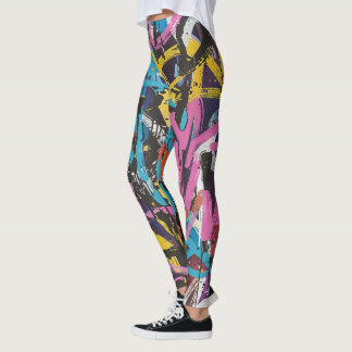 Graffiti street wear leggings