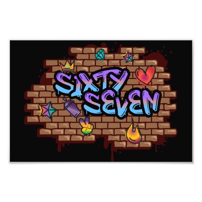 Graffiti Style 67 Poster (Front)