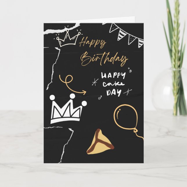 Graffiti Style Birthday Card (Front)