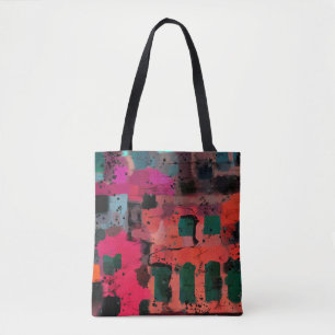 Graffiti Style Colourful Abstract Art Tote Bag