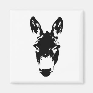 Graffiti Style Donkey or Mule Street Art Drawing Magnet