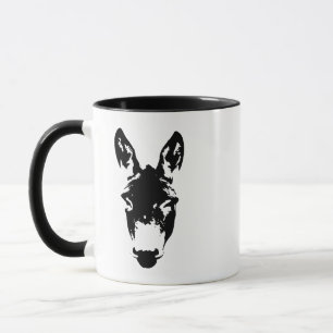 Graffiti Style Donkey or Mule Street Art Drawing Mug