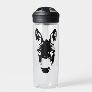Graffiti Style Donkey or Mule Street Art Drawing Water Bottle