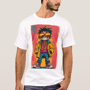 Graffiti Style Doodle Art – Cool Urban Street  T-Shirt