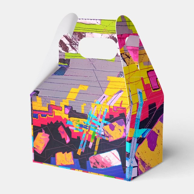 Graffiti style favour box (Front Side)