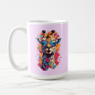 Graffiti Style Giraffe Portrait-58567 Coffee Mug