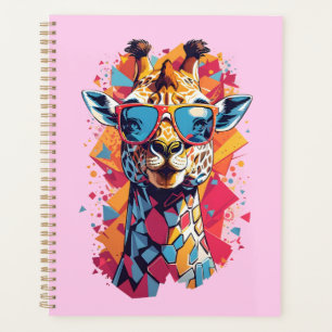 Graffiti Style Giraffe Portrait-58567 Planner
