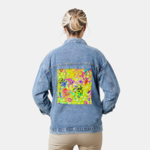 Graffiti Summer Abstract 1 Denim Jacket