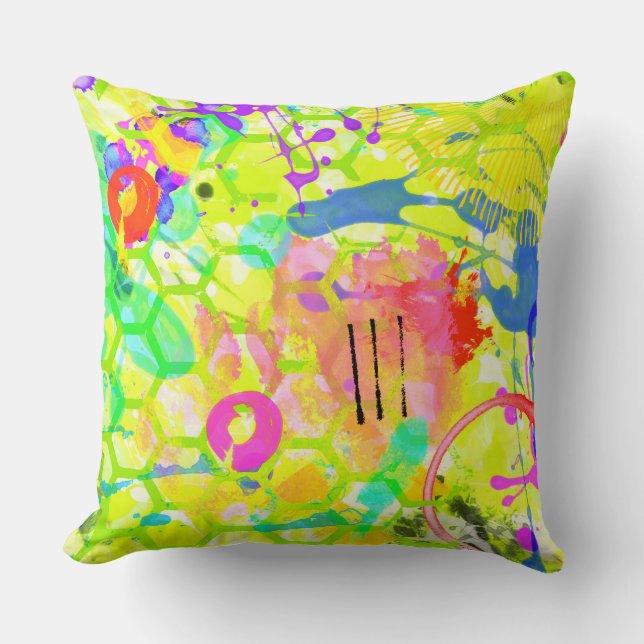 Graffiti Summer Cushion (Front)