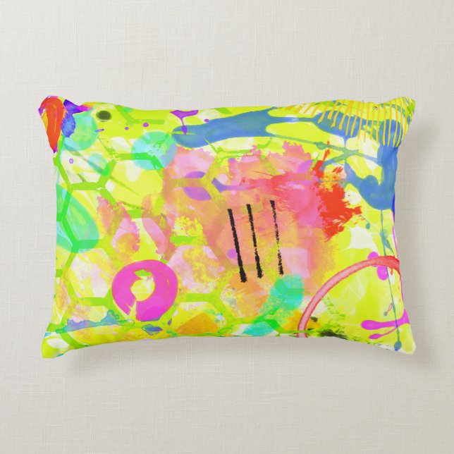 Graffiti Summer Decorative Cushion (Front)