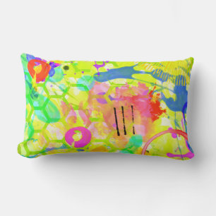 Graffiti Summer Lumbar Cushion